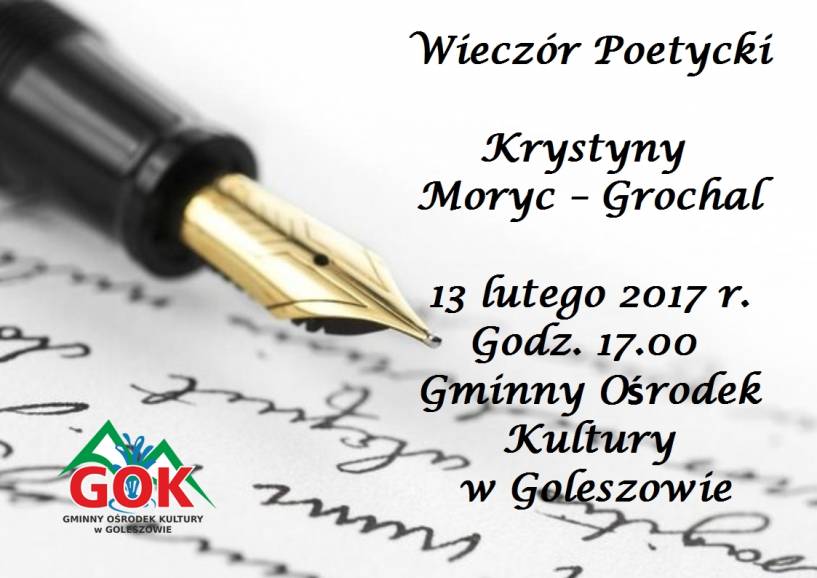 Wieczór poetycki Krystyny Moryc-Grochal